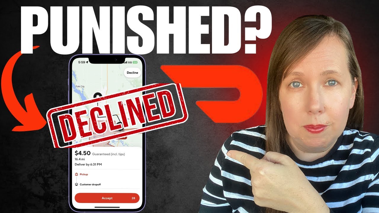 Is DoorDash Secretly Punishing Drivers Who Decline Orders?