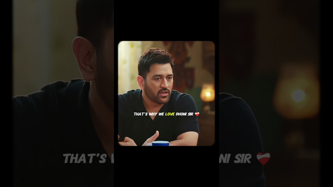 MSD and his intellectual.❤️