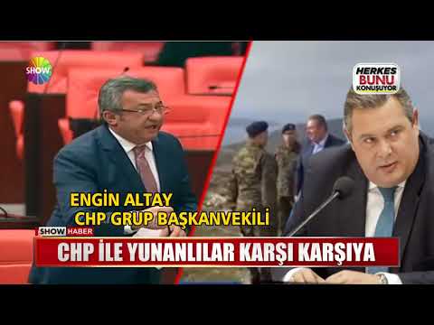 CHP Ile Yunanlılar Karşı Karşıya