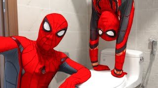 Jumping In The Toilet | 60-Minute Spiderman compilation