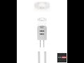 Lampada a Mais G4 1.3W 2LED SMD 2835 per Lampadario di Cristallo, 12V