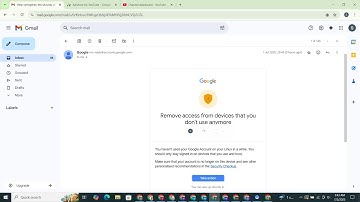 Help strengthen the security of your Google Account | Remove access from devices that you don
