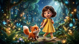 Information Luna and the Moonlight Forest 🌙✨ | Magical Bedtime Story for Kids. Learn English with Luna story. Guide