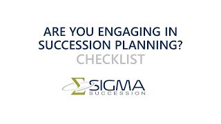 Are You in Engaging in Succession Planning?