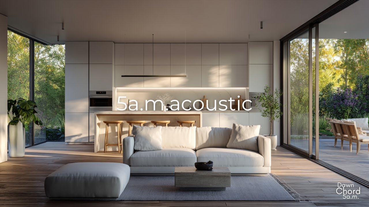 キッチンのタイルが朝日のオレンジに染まる。午前5時、今日最初の、清々しいアコースティック｜The First Refreshing 5 a.m. Acoustic of the Day 🍊