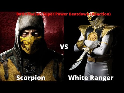 This Was Spectacular! BatInTheSun Super Power Beatdown! White Ranger vs Scorpion (Reaction)