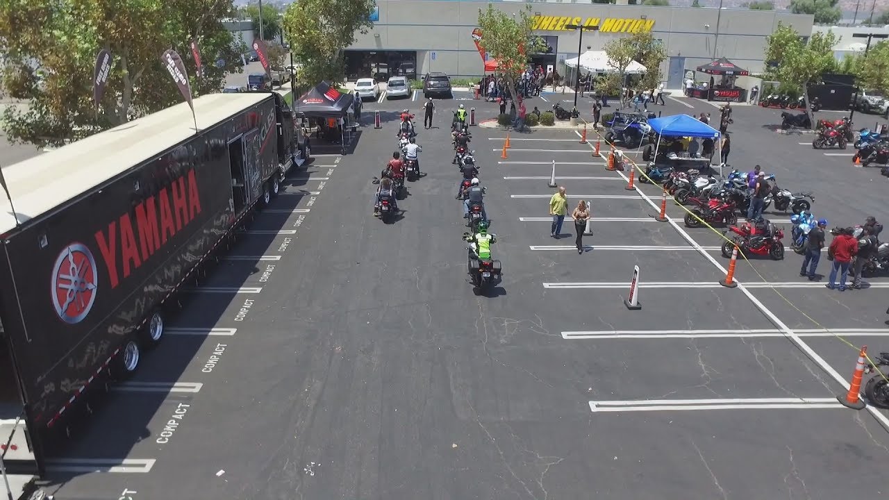YAMAHA DEMO RIDE AT WHEELS IN MOTION YouTube