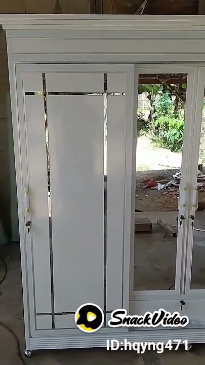 lemari aluminium dinding full acp