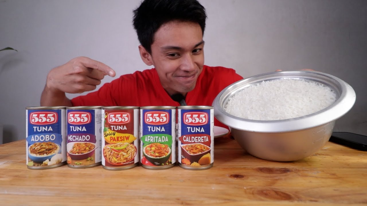 555 Tuna at Isang Kalderong Kanin Mukbang!