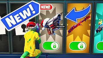 PERMANENTLY UNLOCK SANTA REVOLVER 1V1 with every gun FORTNITE @hivecr8 hivercr8