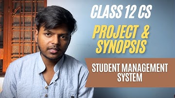 Student Management System in Python with MySQL | Project & Synopsis Class 12 CS | Rajnath Prasad