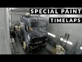 Special Paint op Mercedes MONSTERTRUCK! Timelapse Spuitwerk van een TE gek MW design!