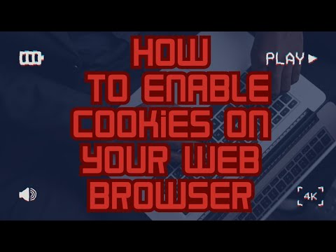 how to enable cookies on your web browser - YouTube