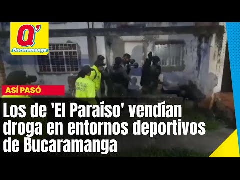 Los de 'El Paraíso' vendían droga en entornos deportivos de Bucaramanga