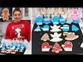 საშობაო ორცხობილები შაქრის მინანქრით🍭Gingerbread Cookies W/ Royal Icing, Королевская глазурь