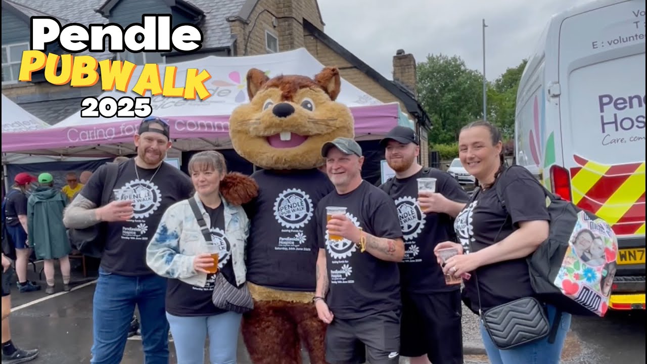 Pendle pub walk 2025 for the Pendleside Hospice charity 14/6/25
