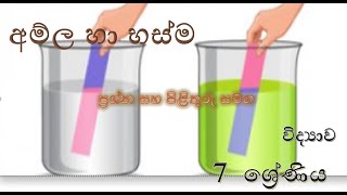 Grade 7 Science -Unit 05 (අම්ල හා භස්ම) / acids and bases /science academy