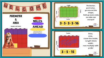 AREA + PERIMETER SONG! / Educational Math Song for Children/Kids