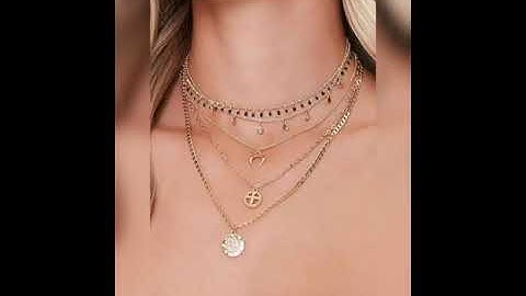 Multilayered gold chains necklace designs|gold chains necklace designs for womens|gold chain jewelry