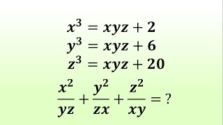 An Amazing Algebra Challenge | Can You Solve This? - YouTube