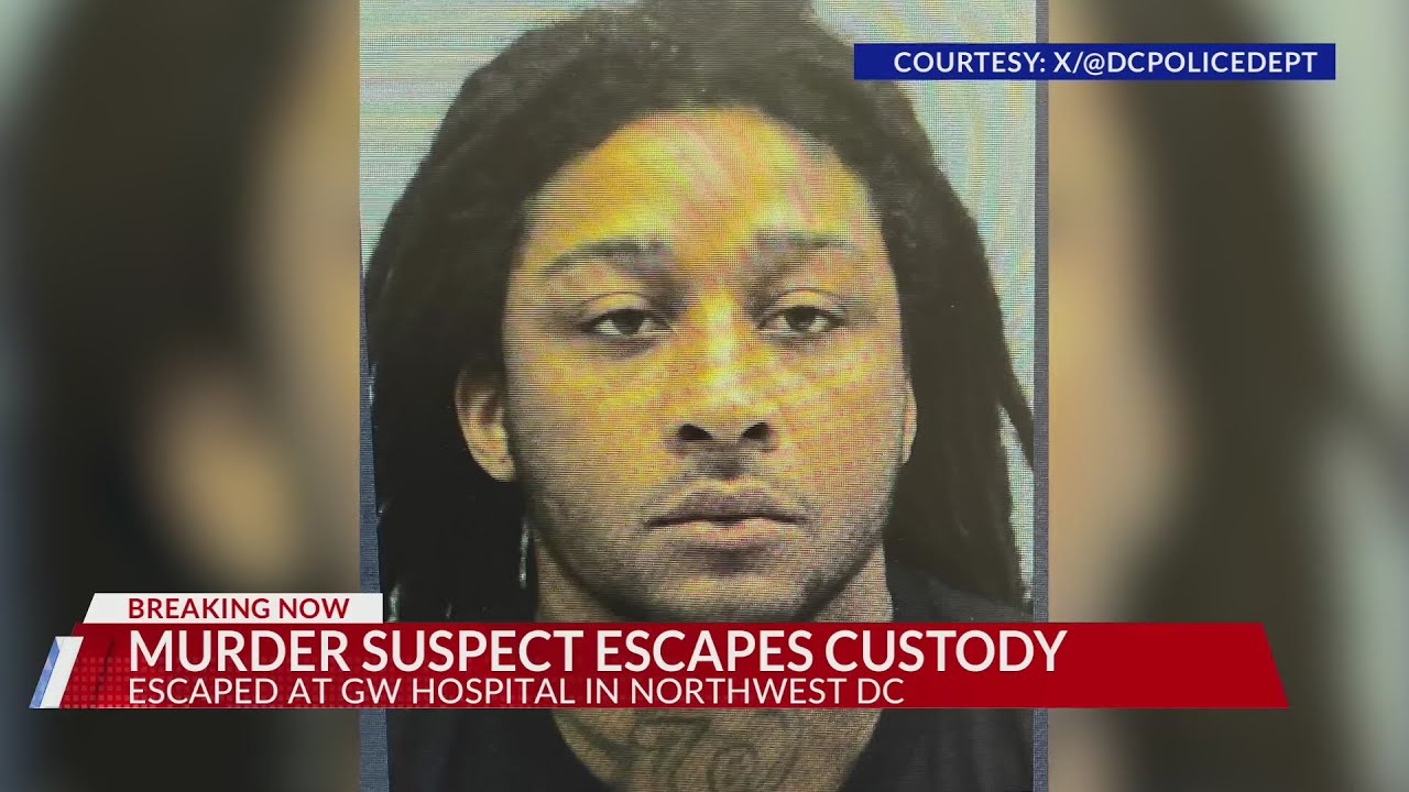 Suspect escapes custody at George Washington Hospital in DC - YouTube