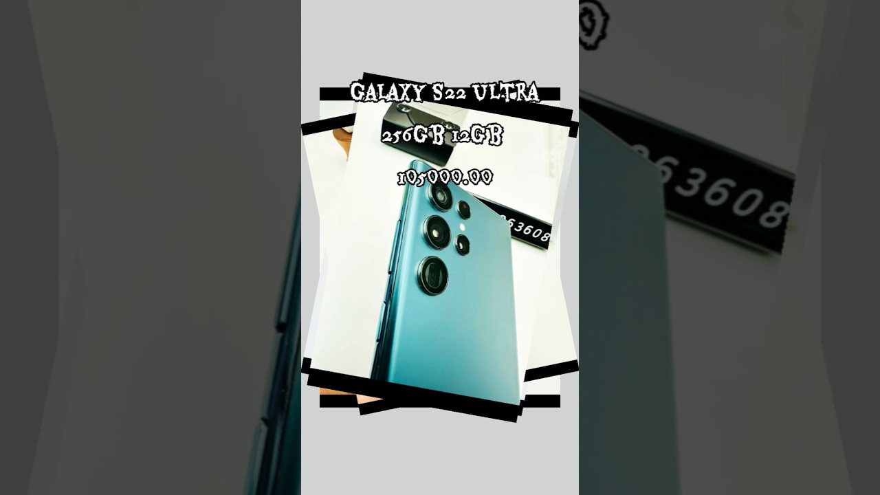 Galaxy S22 Ultra Korean Used Mobile A- Condition WhatsApp +94713101421 