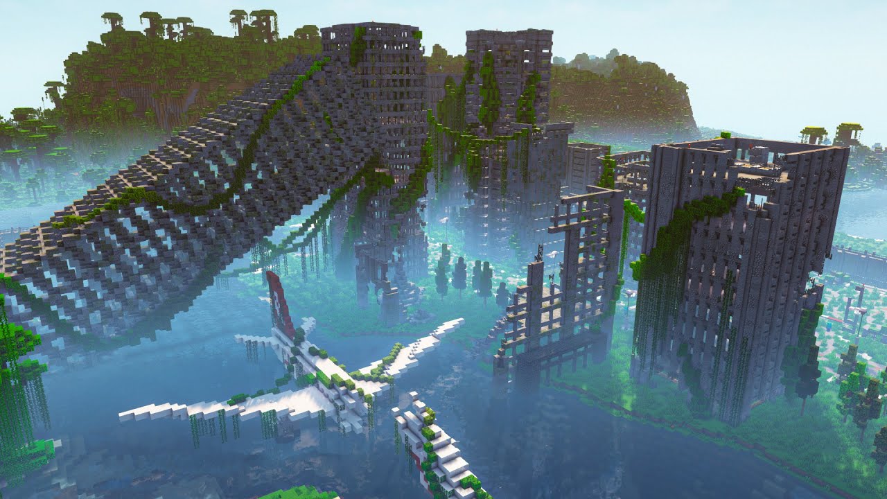 야생에서 버려진 도시 만들어서 주민 참교육하기