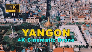 Amazing Yangon City: Cinematic 4K Drone Video