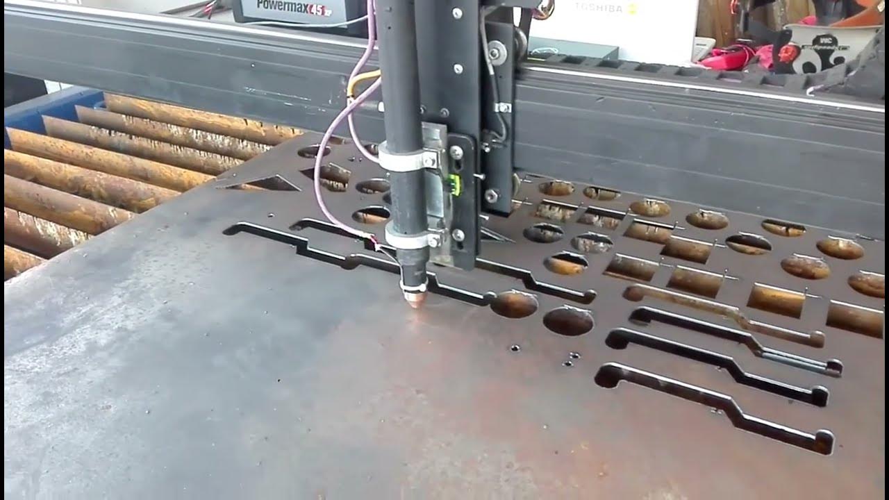 CNC Plasma with THC Proma SD - YouTube