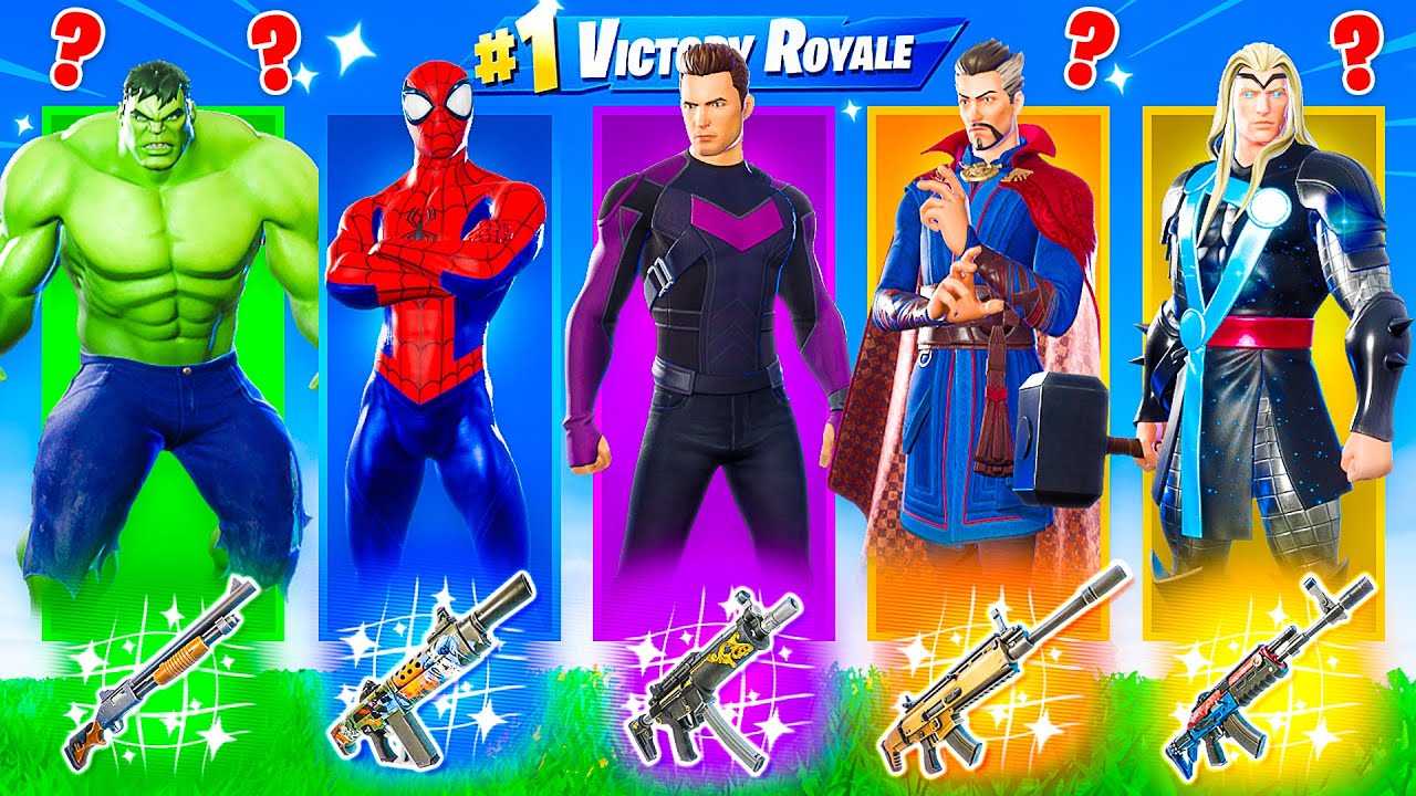 Ο *ΤΥΧΑΙΟΣ* Σούπερ Ήρωας Challenge Στο Fortnite!