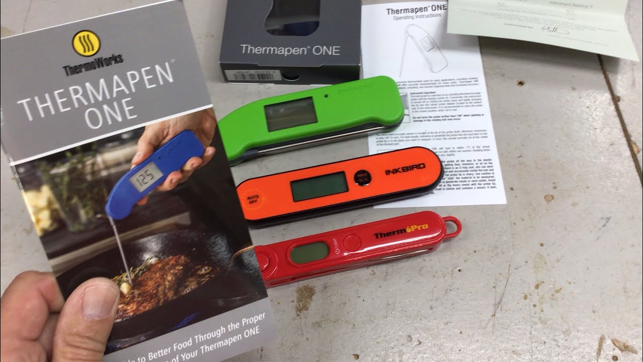 Thermoworks Thermapen One RED Color Model THS-235-477, was 99