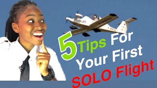 5 Tips for Your First Solo Flight | PPL SOLO Flight | PrincessAnuTv