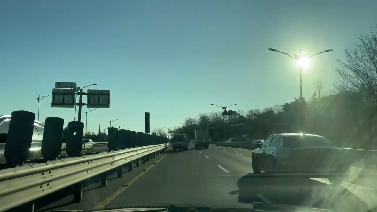 4K ASMR Drive 분당 미금역 - 망포역 드라이브   Southkorea roads