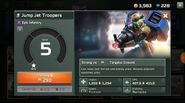 Command and Conquer: Rivals Jump Jet Troopers GDI Early Game Rush Strategy Gameplay Commentary