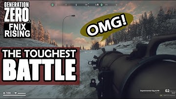 Generation Zero FNIX Rising | Hardest apocalypse battle with tanks, harvesters and dozens of hunters