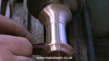 MY STIRLING SINGLE #4 - HOW TO  RE-MACHINE THE CHIMNEY