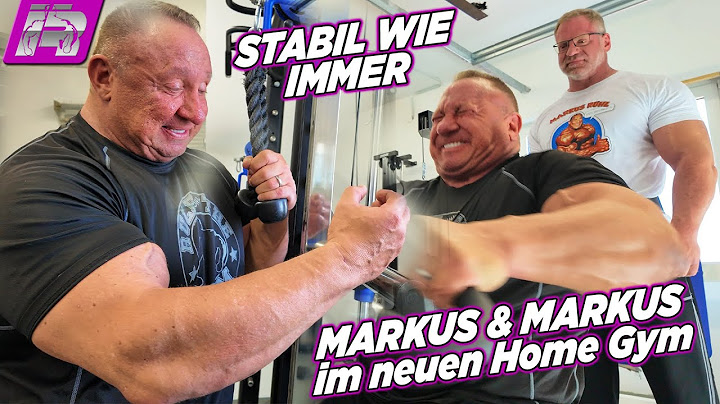 Markus Rühl im neuen Home-Gym - Wen lade ich ein und wen nicht? 😉