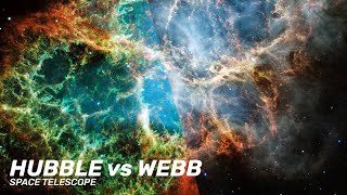 Hubble vs James Webb Space Telescope