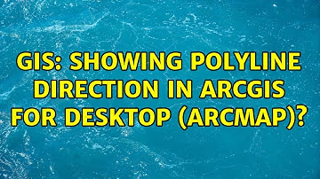 GIS: Showing polyline direction in ArcGIS for Desktop (ArcMap)? (2 Solutions!!)