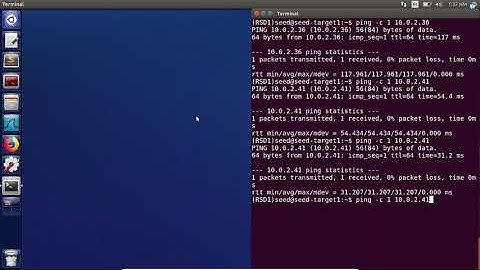 Sniffing and Spoofing ICMP Packets: SEED Labs - Packet Sniffing and Spoofing Lab (Task 1.4)