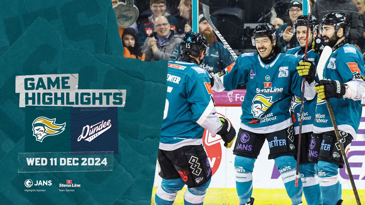 HIGHLIGHTS: Stena Line Belfast Giants vs Dundee Stars