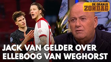 Jack van Gelder velt duidelijk oordeel over elleboogstoot Wout Weghorst aan Wouter Goes