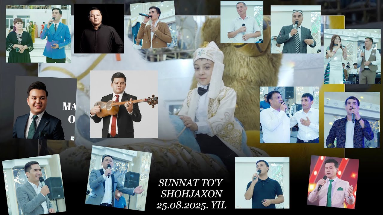 1 SUNNAT TO'Y SHOHJAXON YULDUZLAGA BOY TO'Y