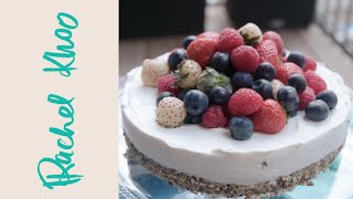 Rachel Khoo's No bake berry cheesecake