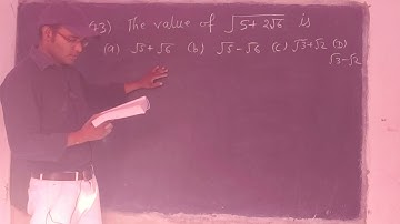 #52 MCQ Que-73 Class9 RS Aggarwal Chaper 1|| Multiple Choice Question Number Systems By Kishan Sir||