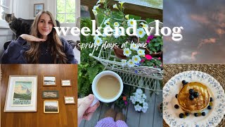 WEEKEND IN MY LIFE | home projects, thrifting, & spring days at home