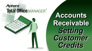 How to Set Customer Credits in Total Office Manager®