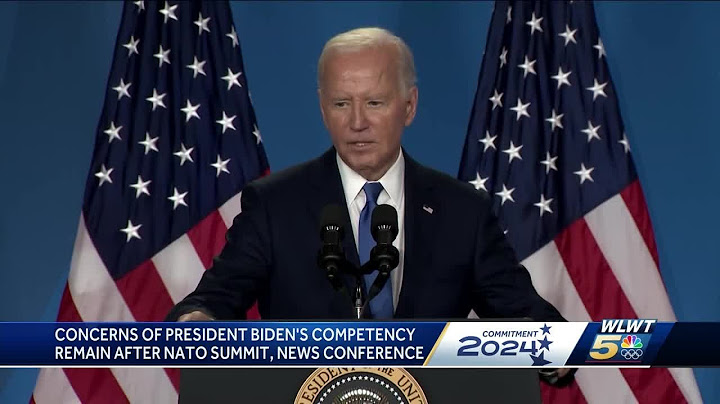 President Biden holds rare solo news conference amid concerns over candidacy