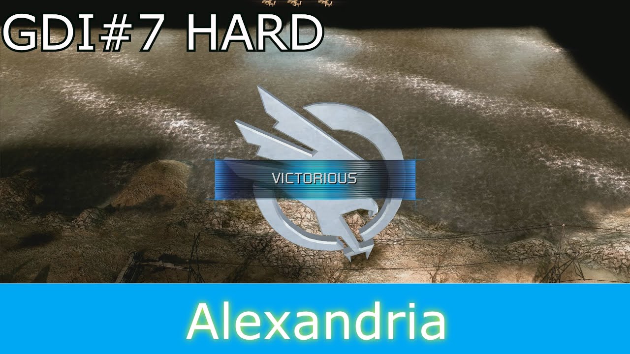 C&C3 Tiberium Wars : GDI mission 7 Alexandria[Hard difficulty]