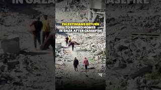 Download Lagu Palestinians return to ruined homes in Gaza after ceasefire MP3